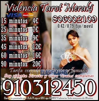 PROMOCIÓN 4 EUROS 15 MIN 7 EUR 25 MIN tarot 806 tarot  Tarot Bara... 