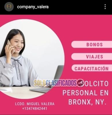 OPORTUNIDAD DE TRABAJO BRONX NY                     F... 