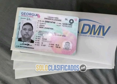Registo DMV Licencia de conducir CDL  SSN... 