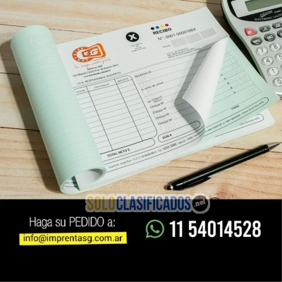 Solo Clasificados - Talonarios Facturas Remitos Autorizados por ARCA - imagen: 3