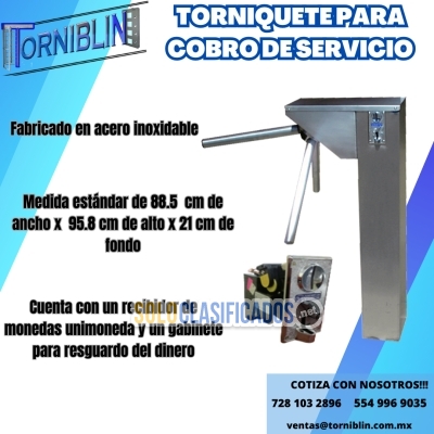 TORNIQUETE PARA COBRO DE SERVICIO... 