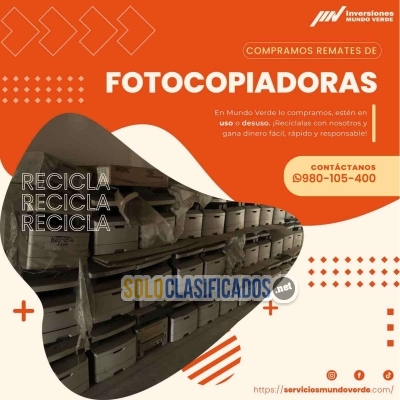 Solo Clasificados - Transforma tus Equipos Tecnológicos en Valor Ecológico - imagen: 2