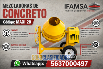 Mezcladora de concreto MAXI 20...
