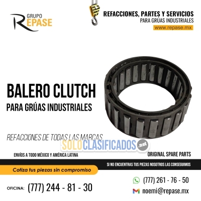 Solo Clasificados - BALERO CLUTCH PARA GRÚAS INDUSTRIALES REPASE MX - imagen: 1