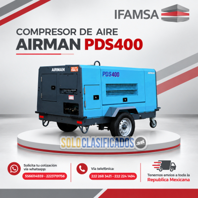 COMPRESOR DE AIRE AIRMAN PDS400...