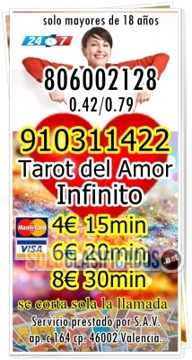 Tarot visa Especialistas en Dinero/Amor/trabajo/estudios/Rituales... 