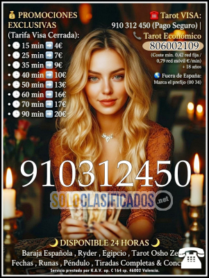 SUPER OFERTAS EN TAROT VISA LINEA DIRECTA CON VIDENTES/ CLARIVIDE...