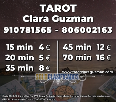 Llama y consulta el Tarot de Clara para despejar tus dudas ljlj... 