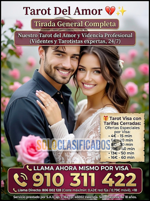 TAROT VISA CERRADA DESDE 4€ / 15 MIN – RESPUESTAS REALES AL 91031...