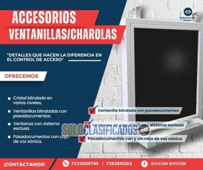 Solo Clasificados - Accesorios Ventanillas y Charolas Pasa Documentos - imagen: 1