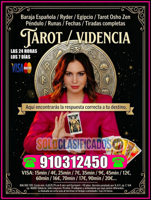 videncia pura runas tiradas concretas tarot por telefóno 24 horas...