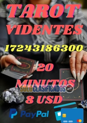 Tarot oferta 20 minutos 8 USD económico... 