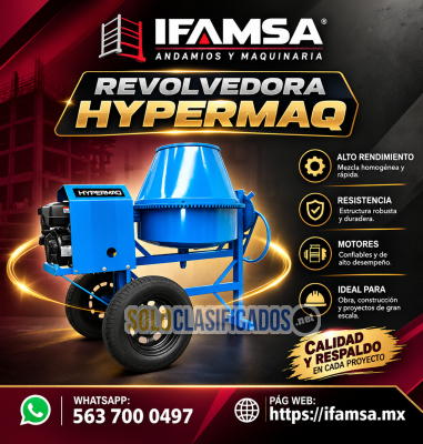 REVOLVEDORA HYPEMAQ DE COLOR AZUL...