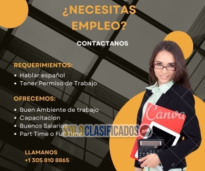 TE TENEMOS EL EMPLEO   QUE TANTO  BUSCAS... 