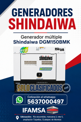 GENERADORES SHINDAIWA EN PUEBLA...