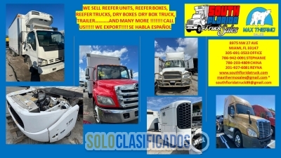 TRUCKS  TRAILERS BOXES AND REEFER UNITS FOR SALE... 