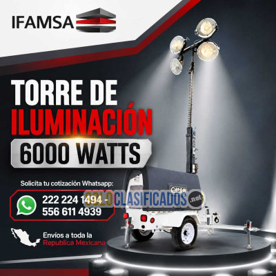 TORRE DE ILUMINACIÓN CTIMAX...