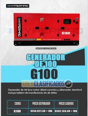 VENTA DE GNERADOR G100... 