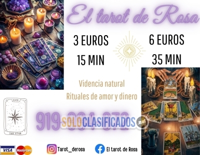 Solo Clasificados - Rosa tarot y videncia llamanos si dudas de tu pareja - imagen: 2
