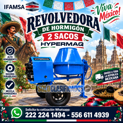 REVOLVEDORA DE HORMIGÓN 2 SACO...