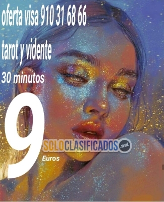 Tarot videntes  médium 30 minutos 9 euros visa fiables... 