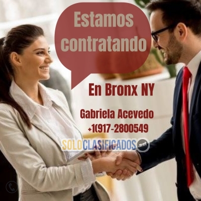 EMPLEOS INMEDIATOS EN NEW YORK... 