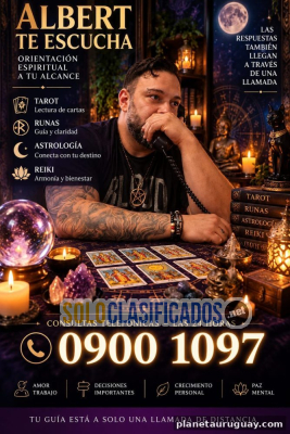 Solo Clasificados - Astrología y bienestar al 09001097 ALBERT TE ESCUCHA - imagen: 2