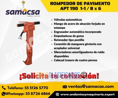 Solo Clasificados - Rompedor APT 190 – Máxima eficiencia en cada trabajo - imagen: 1