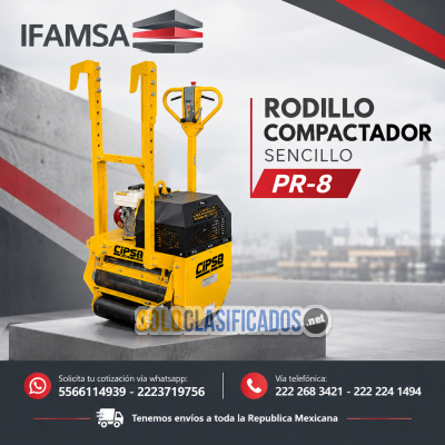 RODILLO COMPACTADOR SENCILLO PR8...