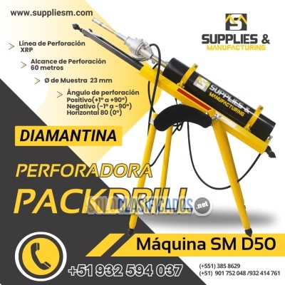 PACKDRILL PERFORADORA DE ROCAS  PERFORACIÓN DIAMANTINA... 