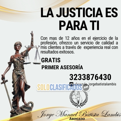 ABOGADO JORGE BATISTA/ GRATIS PRIMER ASESORIA... 