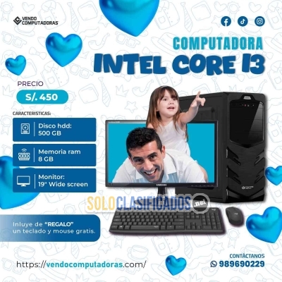 Solo Clasificados - OFERTÓN del Día del Padre! PC Intel Core i3 - imagen: 5