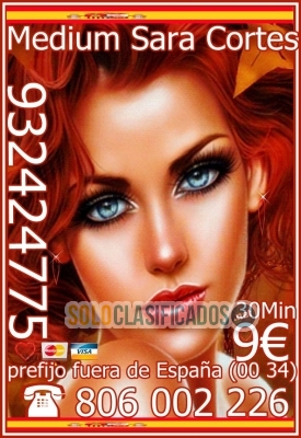 Tarot  Sara Cortes 932 424 775  desde 4€ 15 min, 7€ 20mts 9€ 30mt... 