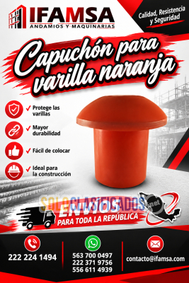 Capuchones Naranjas para Varilla: Máxima Seguridad y Visibilidad ...