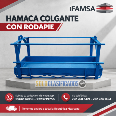 VENTA DE HAMACA COLGANTE CON RODAPIE...