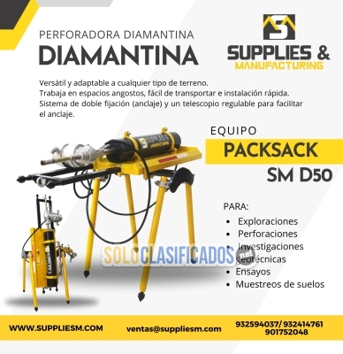 EQUIPO DE PERFORACION DIAMANTINA  (PACKSACK)... 