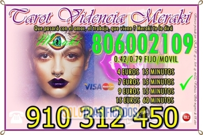 TAROT VISA  7€ 25min LINEA DIRECTA CON VIDENTES/ CLARIVIDENTES/ M... 