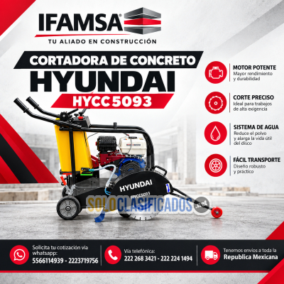 HYUNDAI HYCC5093              CORTADORA DE CONCRETO...
