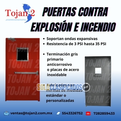 Solo Clasificados - PUERTAS CONTRA INCENDIOS Y EXPLOSIONES - imagen: 1
