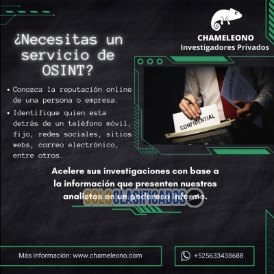 Investigaciones OSINT Profesionales corporativas y privadas... 