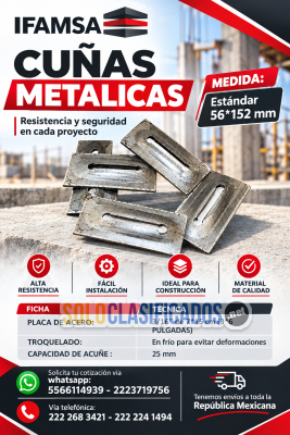 CUÑA METALICA PARA MOÑO DE CIMBRA... 
