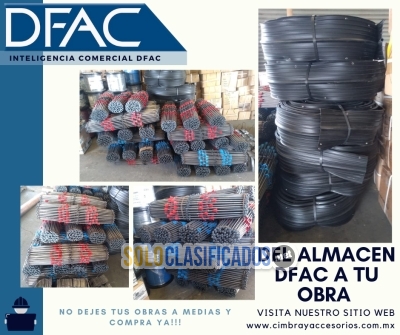 CIMBRA DFAC  CDMX / MOÑOS / SEPARADORES / TIRANTES... 