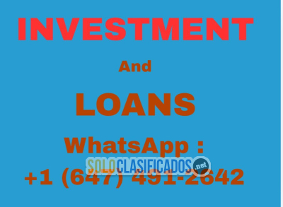 Fondos y préstamos disponibles para inversión...