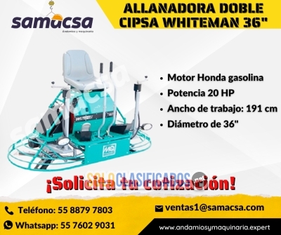 Solo Clasificados - ALLANADORA DE DOBLE WHITEMAN 36” SAMACSA - imagen: 1