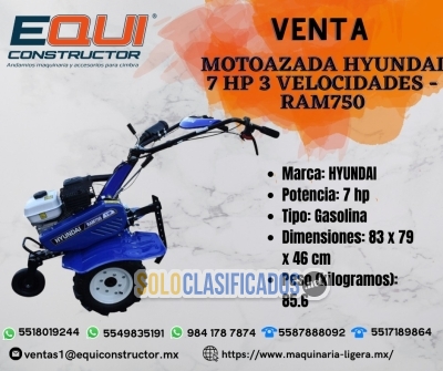 Venta motoazada hyundai ram750 en Veracruz... 