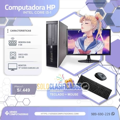 Solo Clasificados - ¡Activa tu productividad con esta PC equipada y lista para todo! - imagen: 3