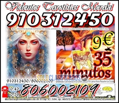 TAROT VISA Soy vidente 910312450   TAROT 806002109 EL MÁS ECONOMI... 