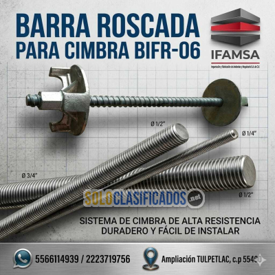 BARRA ROSCADA PARA CIMBRA BIFR06 DE CONSTRUCCION 002...