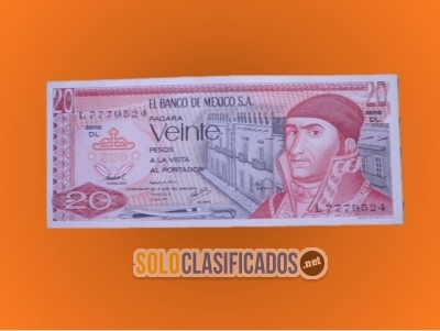 El Colegio de San Nicolás en el billete de 20 pesos mexicanos. Si... 