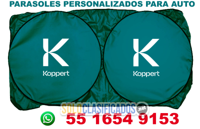 PARASOLES PARA AUTO PERSONALIZADOS PARA CAMPAÑAS...
